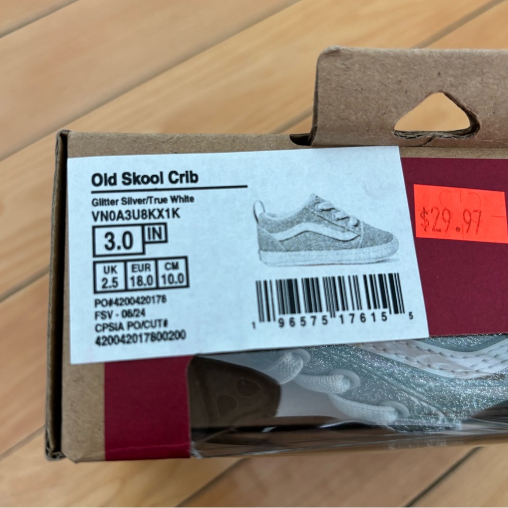 Baby Vans Sneakers, size 3 - Picture 4 of 5